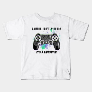 Gaming = lifestyle v2 Kids T-Shirt